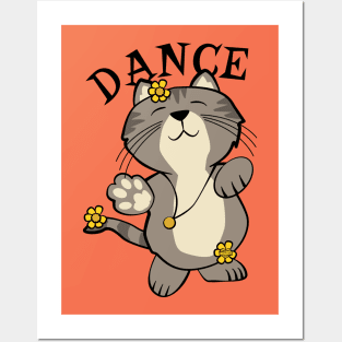 Dance Cat Posters and Art